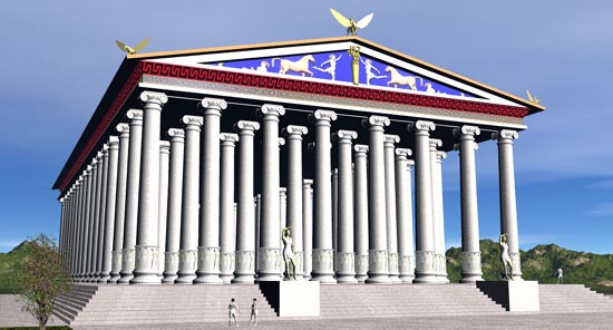 temple of artemis inside